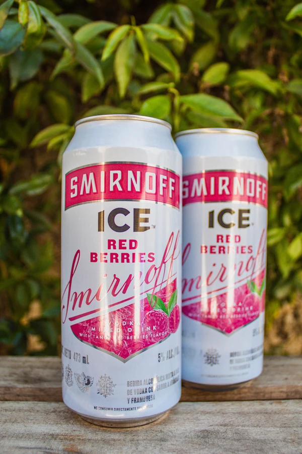 SMIRNOFF ICE LATA 4733CC RASPBERRY X 24