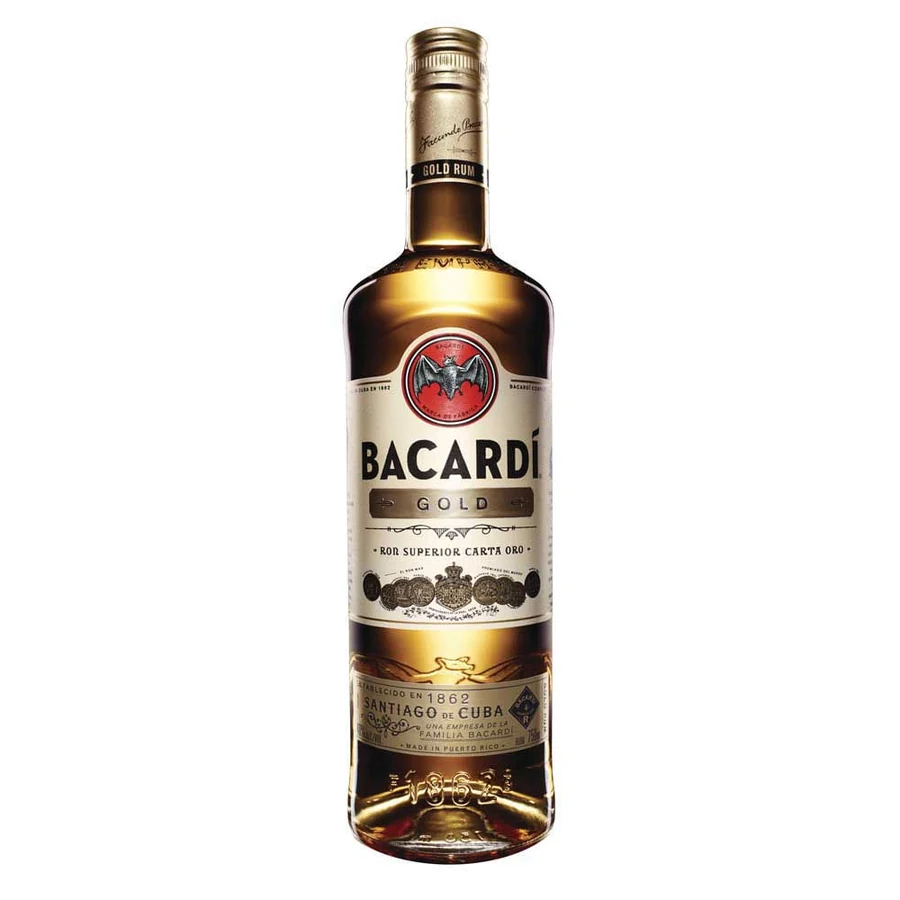 BACARDI GOLD RON 750ML X1