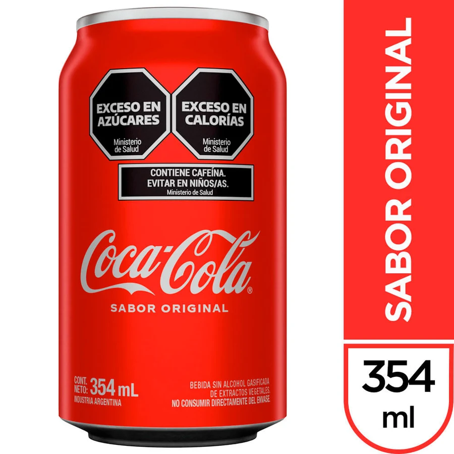 COCA COLA GASEOSA LATA 354CC PACK X6
