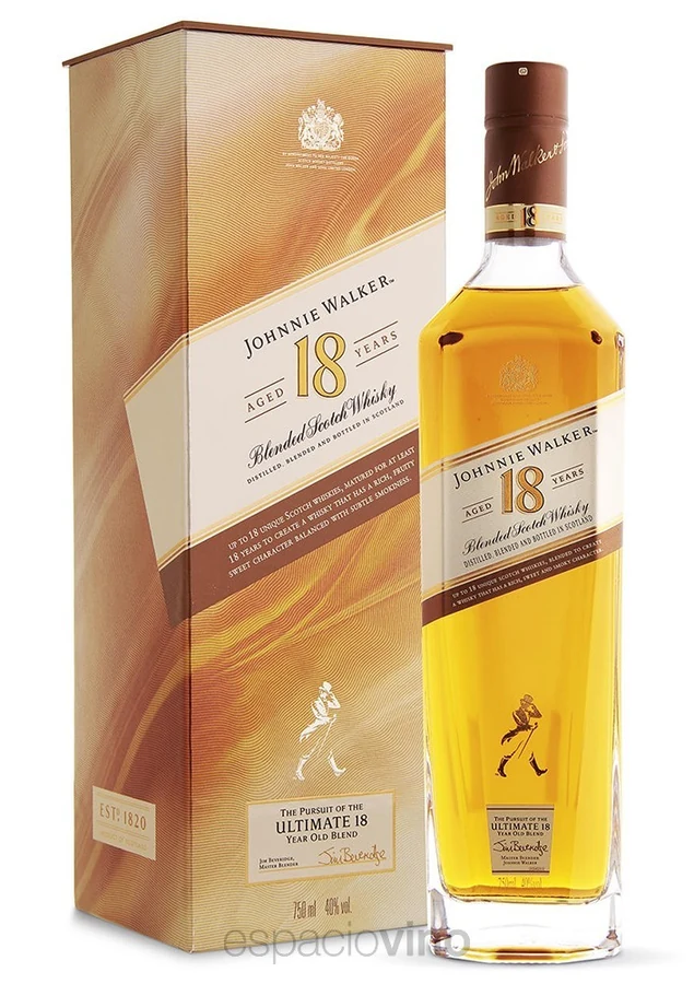 JOHNNY WALKER 18 AÑOS WHISKY 750ML CAJA X1