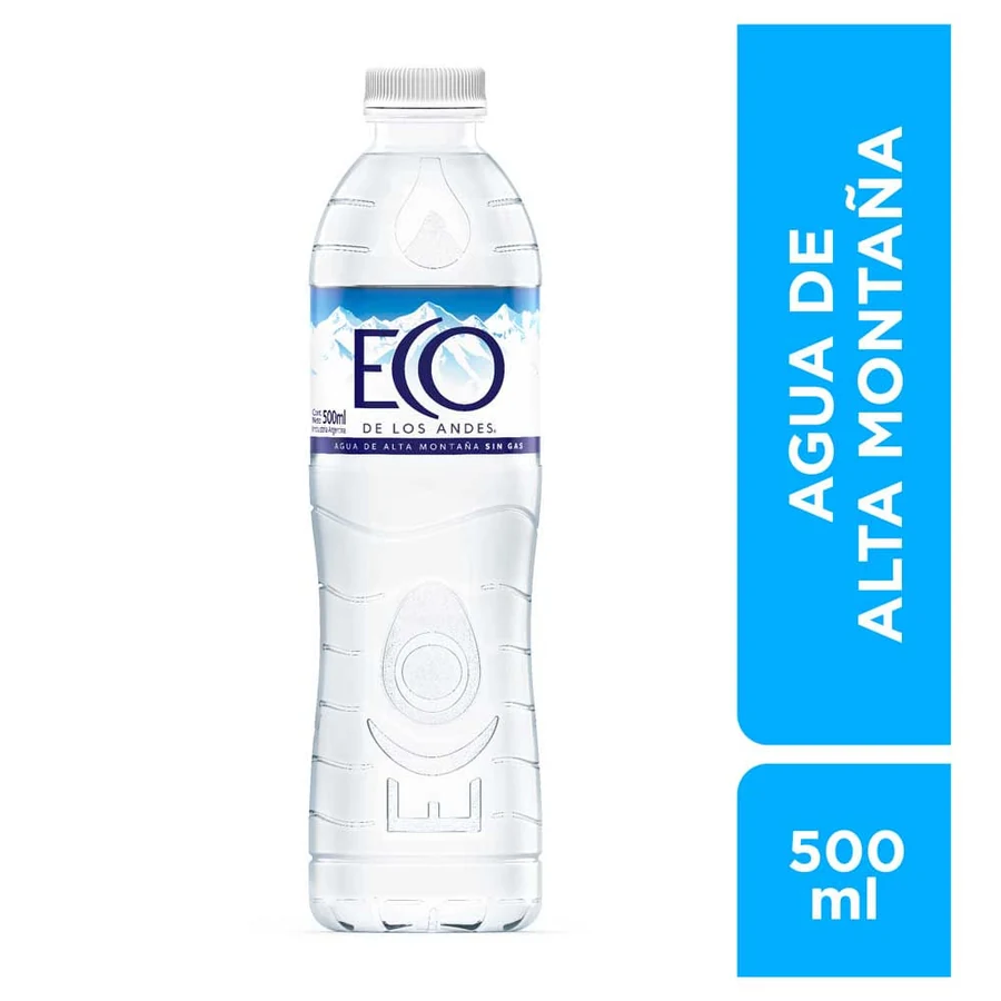 ECO DE LOS ANDES AGUA SIN GAS 500CC PACK X12
