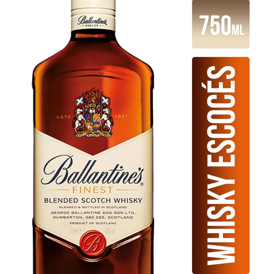 BALLANTINES WHISKY 750ML X1
