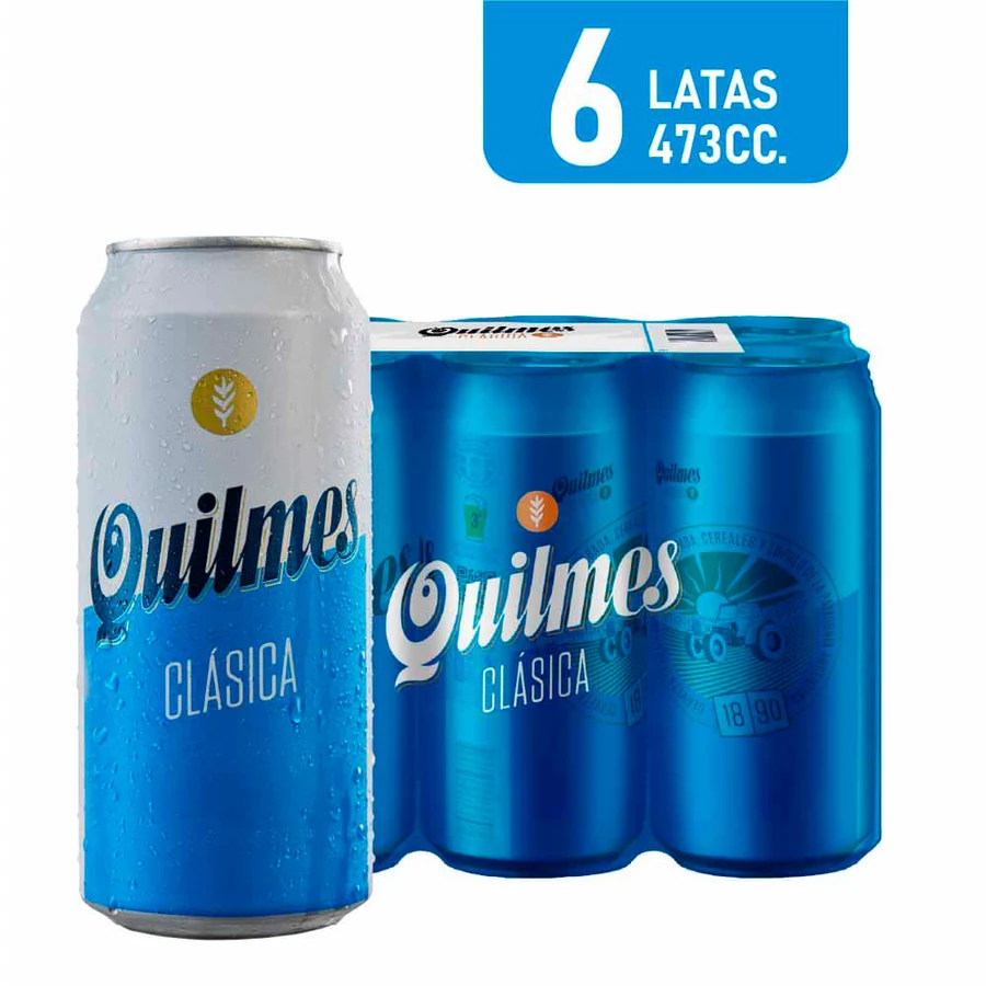 QUILMES CERVEZA LATA 473ML PACK X24
