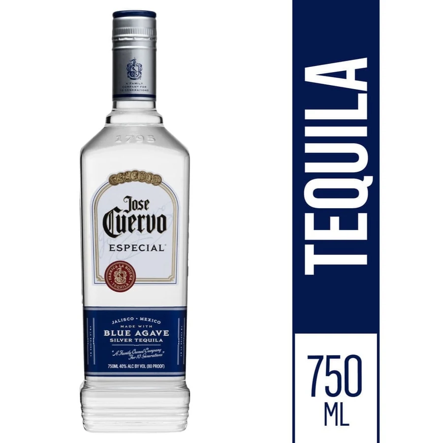 JOSE CUERVO SILVER TEQUILA X750ML X1