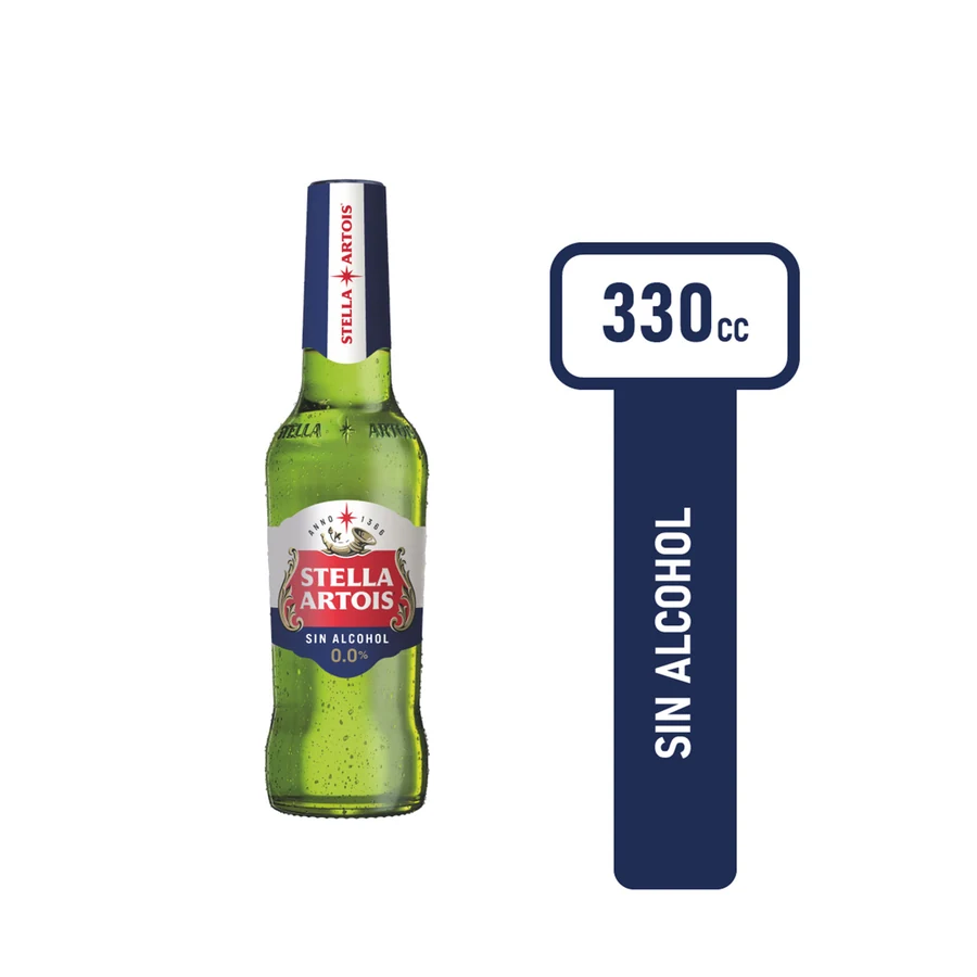 STELLA ARTOIS SIN ALCOHOL PORRON X330X24