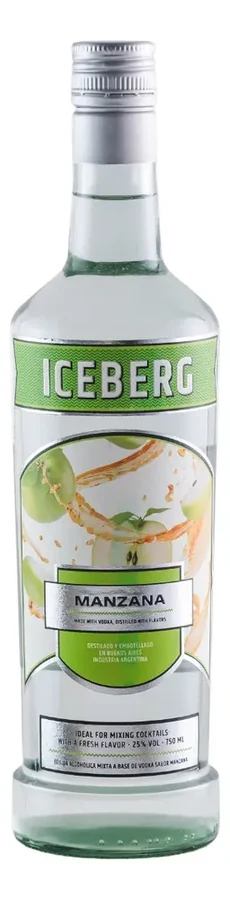 ICEBERG MANZANA VODKA X750ML