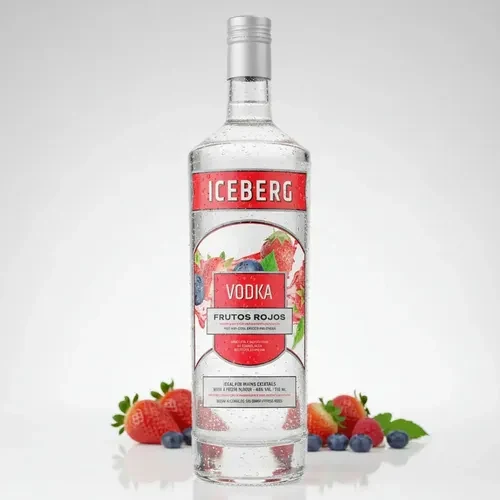 ICEBERG FRUTOS ROJOS VODKA X750ML