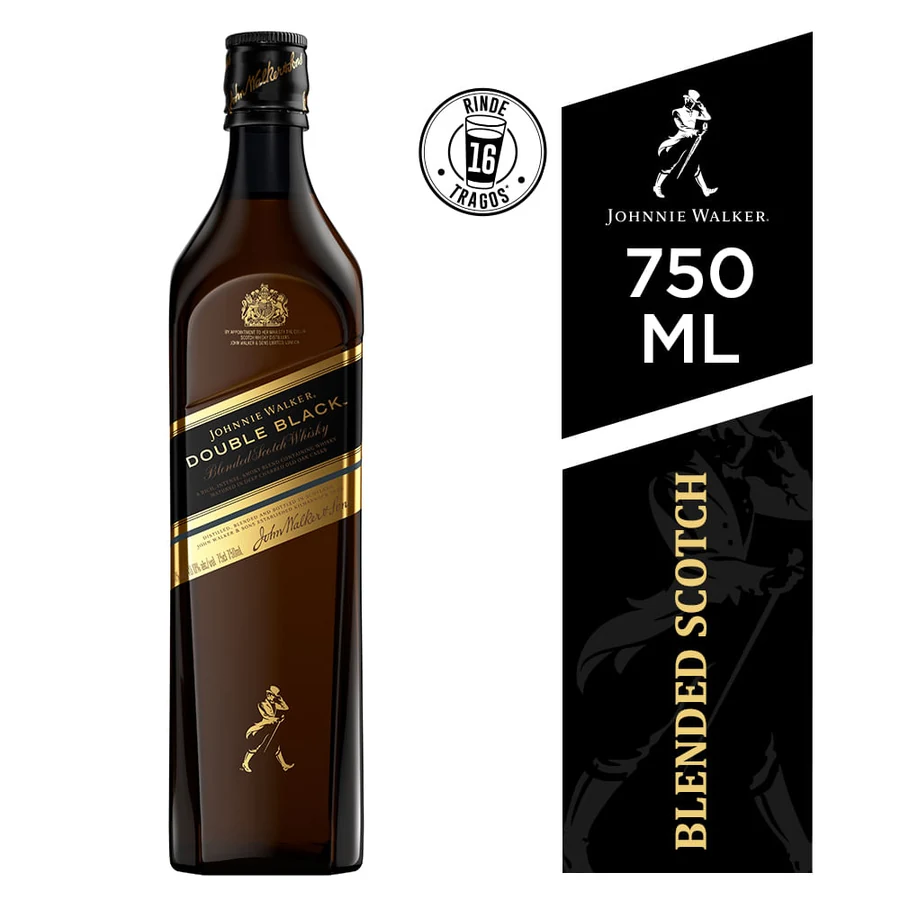 JOHNNY WALKER DOUBLE BLACK LABEL WHISKY X750ML CAJAX1