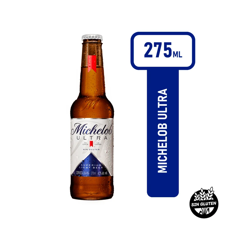 MICHELOB ULTRA AZUL CERVEZA PORRON X 24