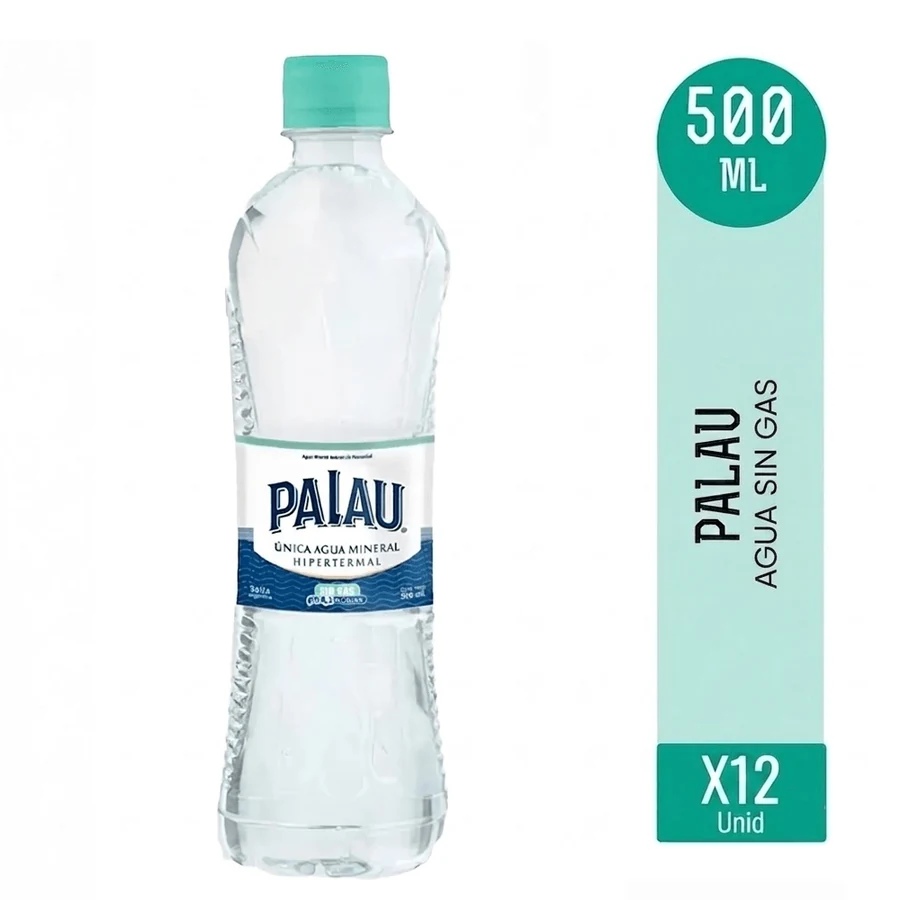 PALAU AGUA SIN GAS X500CM X12
