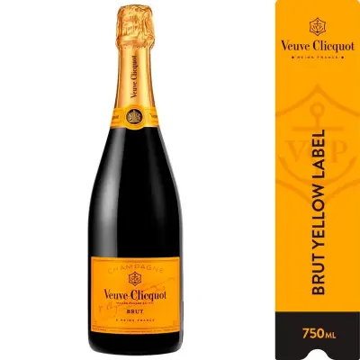 VEUVE CLICQUOT BRUT YELLOW ESTUCHE ESPUMANTE 750ML X1
