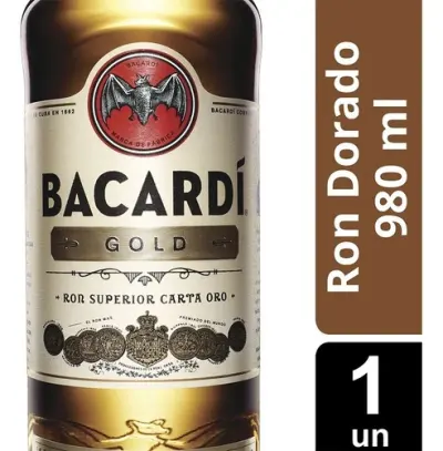 BACARDI GOLD RON 980ML X1