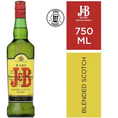 J&B WHISKY 750CC X1