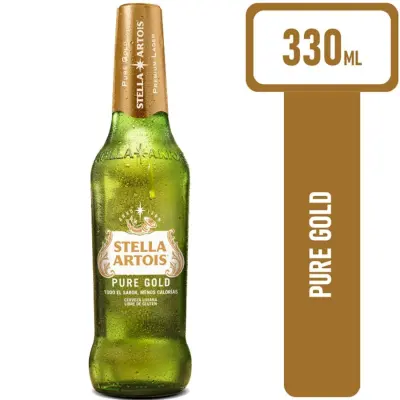 STELLA ARTOIS PURE GOLD PORRON X330ML X24