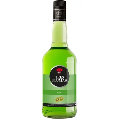 LICOR DE KIWI TRES PLUMAS X 1